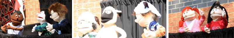 Puppets in performance